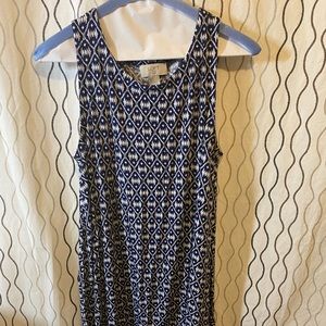 Loft Black and White dress